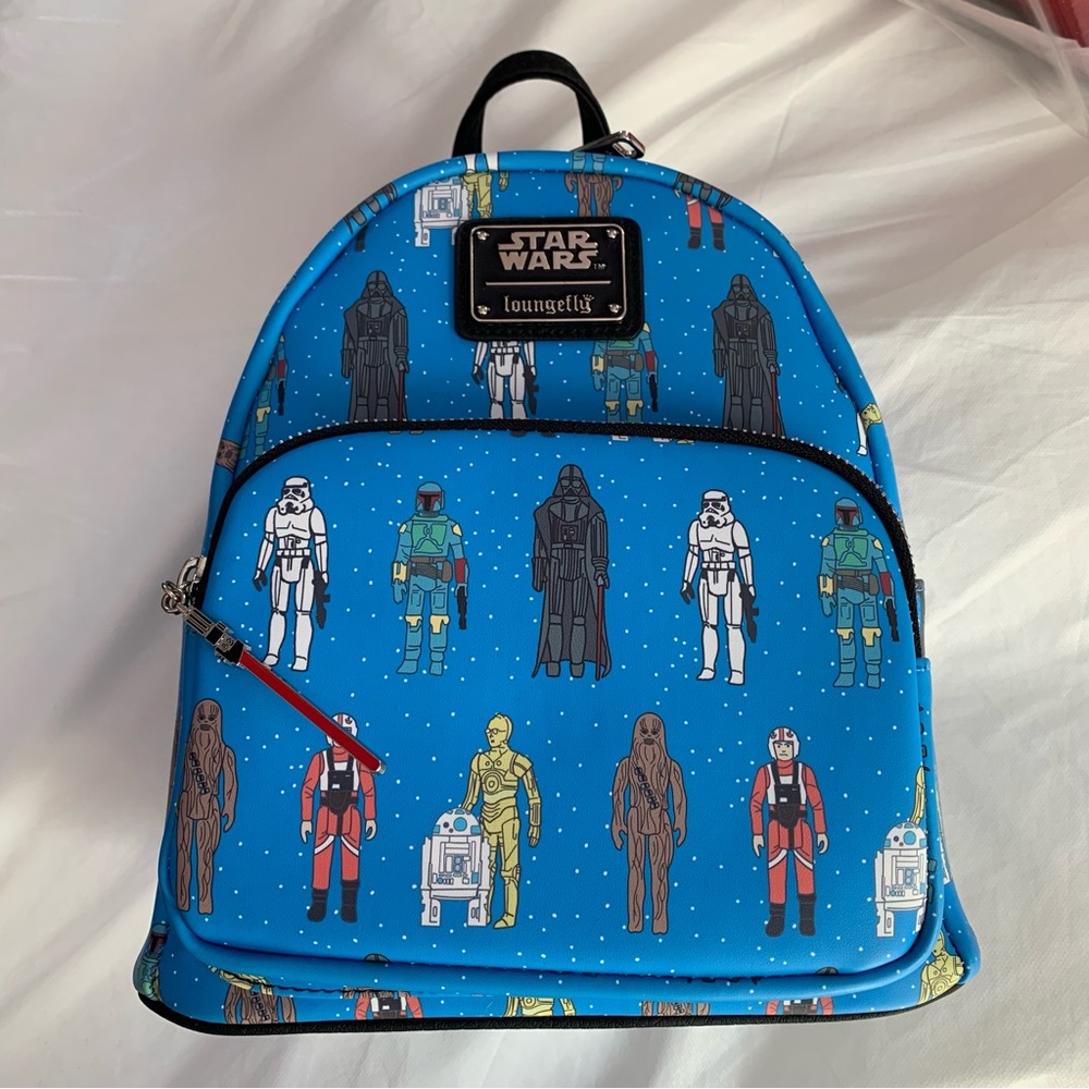 Star Wars Action Figure Loungefly Backpack